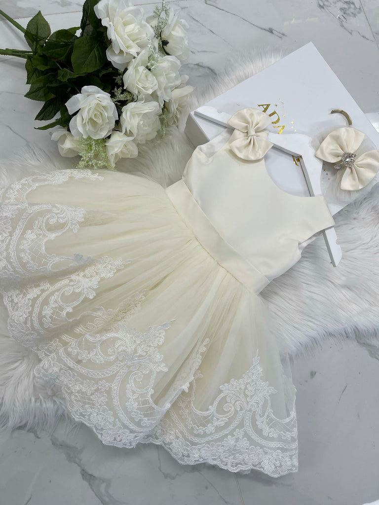 Alana Dress Cream - Baby Essentially